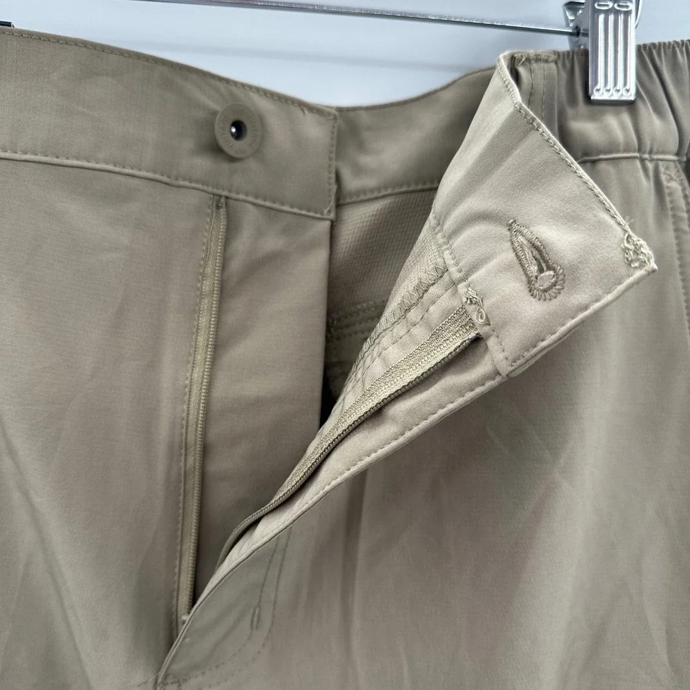 Weatherproof Vintage Men Tech Short 34 Tan Performance Active Stretch UPF 50 NWT